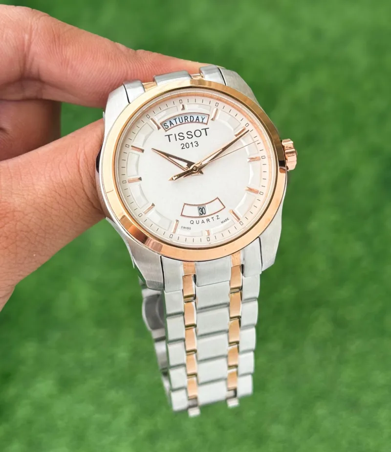 Tissot-Day-Date-T-Classic-1853-White-Dial-Automatic-1 Tissot Day-Date T-Classic 1853 White Dial Automatic - Image 1