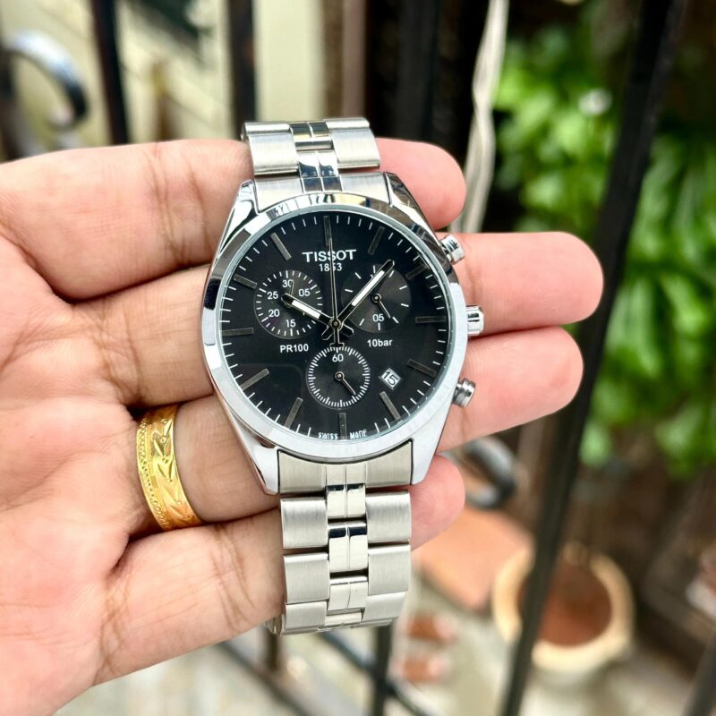 Tissot-PR100-Chronograph-42mm-Stainless-Steel-1 Tissot PR100 Chronograph 42mm Stainless Steel - Image 1