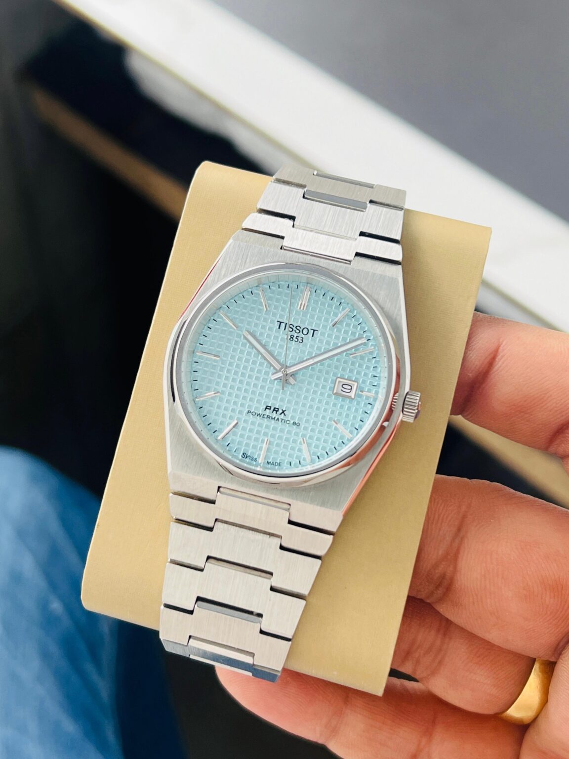 Tissot-PRX-Ice-Blue-40MM-Quartz-T137.407.11.351.00-1 Tissot PRX Ice Blue 40MM Quartz T137.407.11.351.00 - Image 1