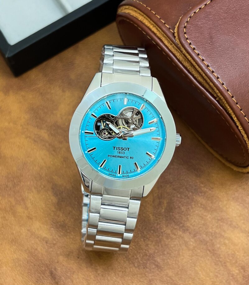 Tissot-Powermatic-80-Tiffany-Blue-40mm-Automatic-1 Tissot Powermatic 80 Tiffany Blue 40mm Automatic - Image 1