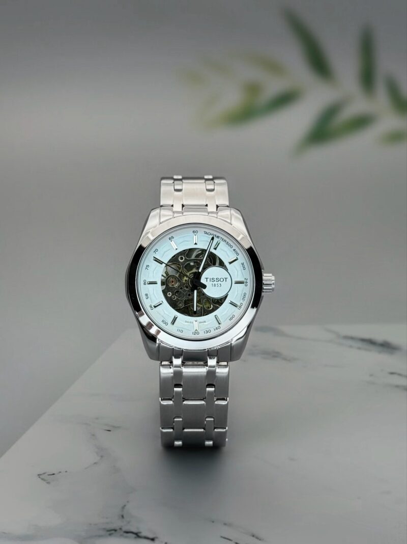 Tissot-T-Classic-Squelette-42mm-Automatic-Silver-Dial-1 Tissot T-Classic Squelette 42mm Automatic Silver Dial - Image 1
