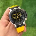 Tissot T-Race 1853 Yellow Dial 44mm Chronograph