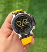 Tissot T-Race 1853 Yellow Dial 44mm Chronograph