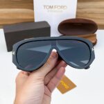 Tom Ford Aviator Gold-Brown Metal Frame