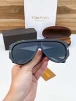 Tom Ford Aviator Gold-Brown Metal Frame