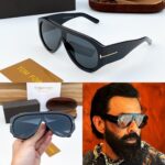 Tom Ford Aviator Gold-Brown Metal Frame - Image 3