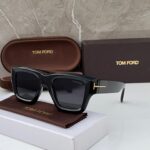 Tom Ford Rectangular Black Sunglasses