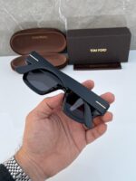 Tom Ford Rectangular Black Sunglasses - Image 4