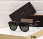 Tom Ford Square Black Metal-Acetate Sunglasses