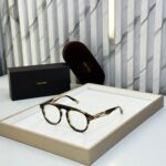 Tomford Round Eyeglass Unisex Black