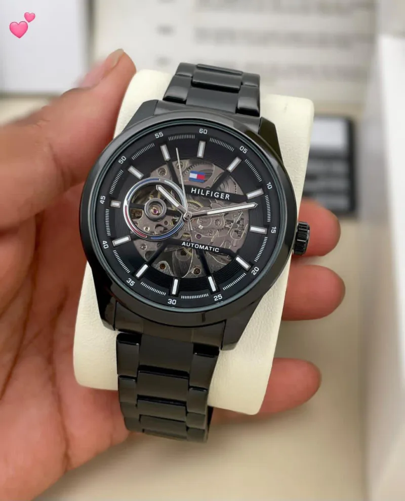 Tommy-Hilfiger-7AA-Automatic-Black-43mm-1 Tommy Hilfiger 7AA Automatic Black 43mm - Image 1