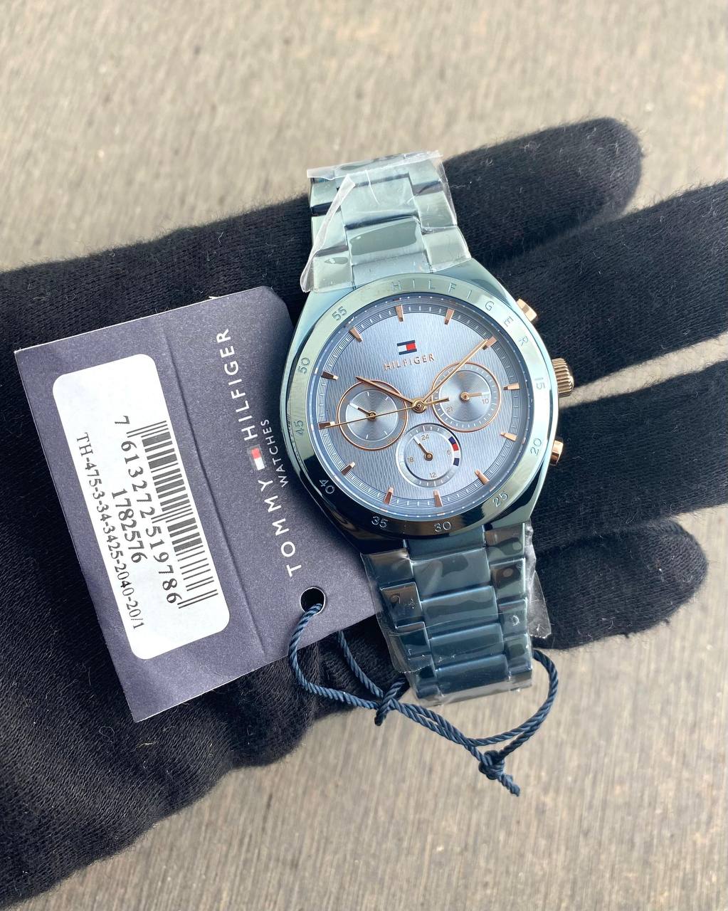 Tommy-Hilfiger-TH1782576-Chronograph-Blue-Dial-42mm-Quartz-1 Tommy Hilfiger TH1782576 Chronograph Blue Dial 42mm Quartz - Image 1