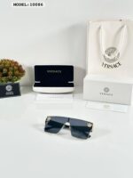 Versace 10086 Oversized Black Sunglasses Metal Frame - Image 2