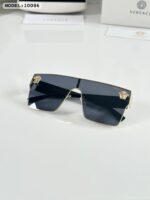 Versace 10086 Oversized Black Sunglasses Metal Frame - Image 3