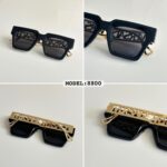 Versace 8800 Square Black Shades - Image 4