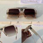Versace Square Beige Brown Gradient Sunglasses - Image 5