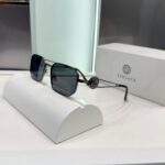 Versace Unisex Sunglasses Geometric Lens Dark Gradient