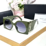 YSL Oversized Logo Sunglasses Black