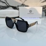 Versace Rectangular Sunglasses Gray/Black